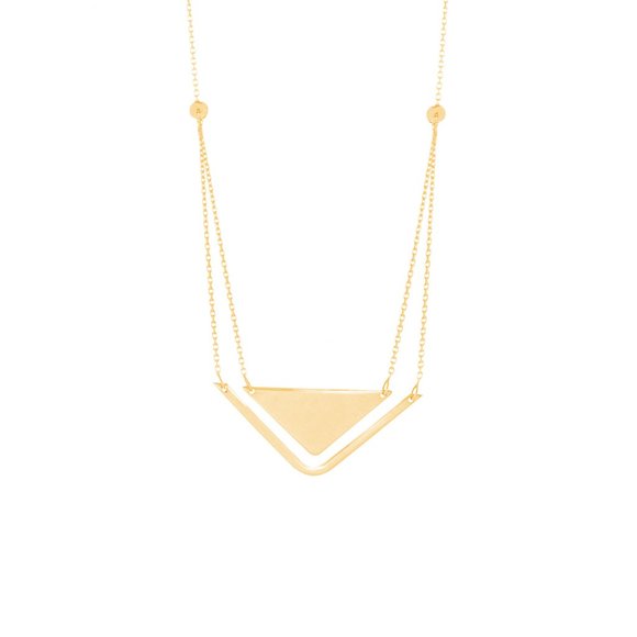 Sterling Silver Duo Stability and Balance Adjustable Necklace